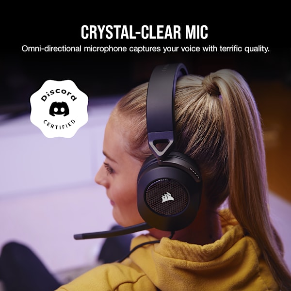 HS65 SURROUND Wired Gaming Headset — Carbon (Revival Series)