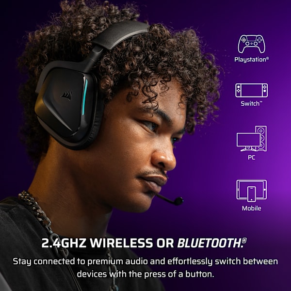 VOID WIRELESS v2 Gaming Headset - Carbon (Revival Series)