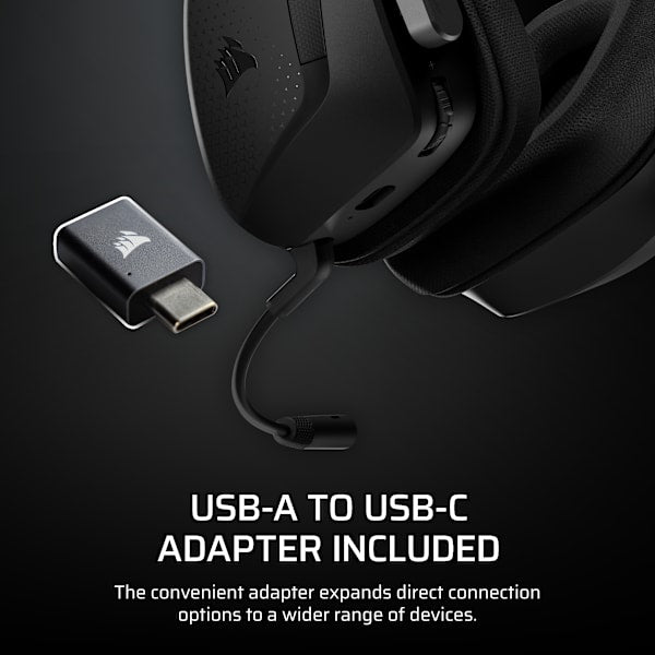 VOID v2 MAX WIRELESS with USB A to C adapter - Carbon