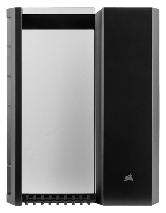 Crystal 280X Front Panel with Tempered Glass, Black