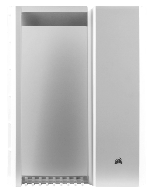 Crystal 280X Front Panel with Tempered Glass, White