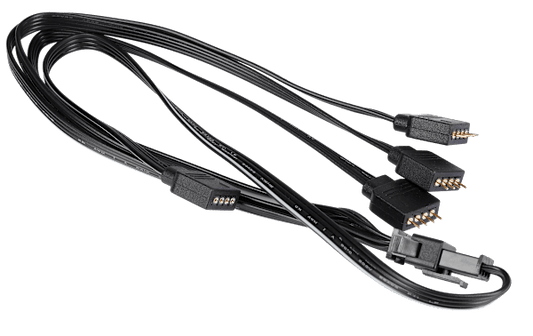 Carbide SPEC-DELTA RGB +12V RGB 4-pin 1-to-3 Splitter Cable