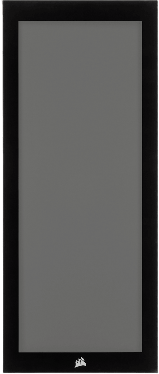 iCUE 4000X Front Tempered Glass Panel, Black