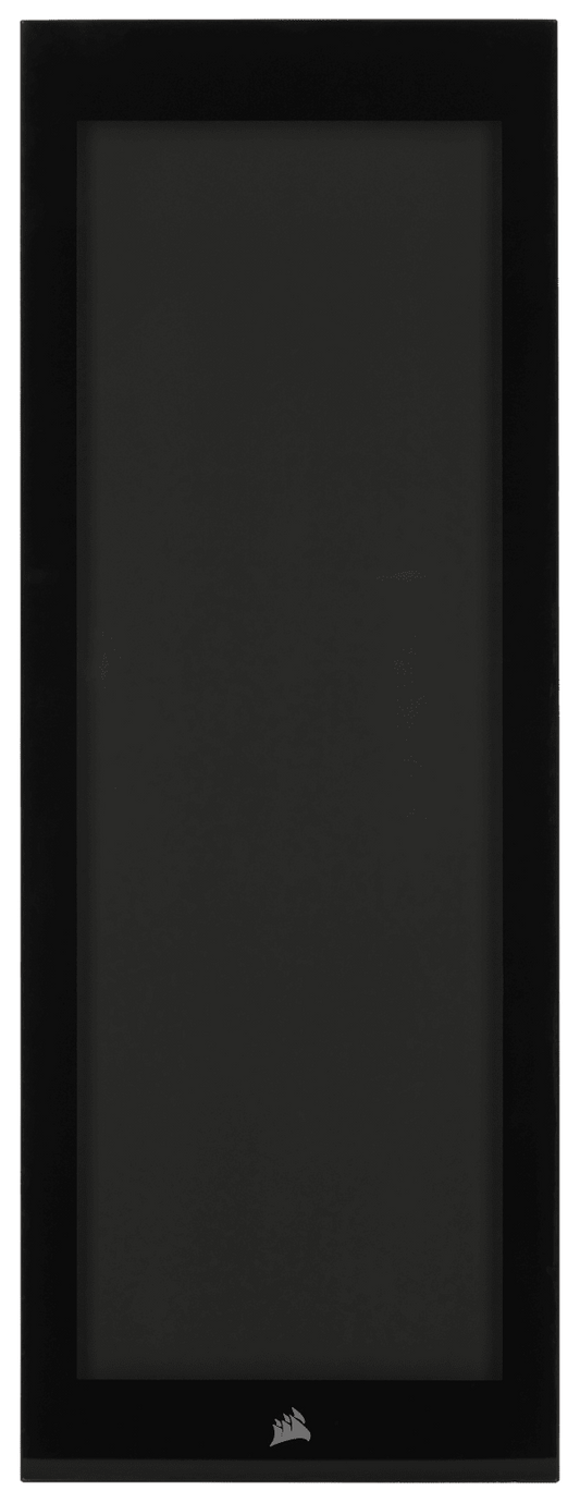 iCUE 5000X Front Tempered Glass Panel, Black