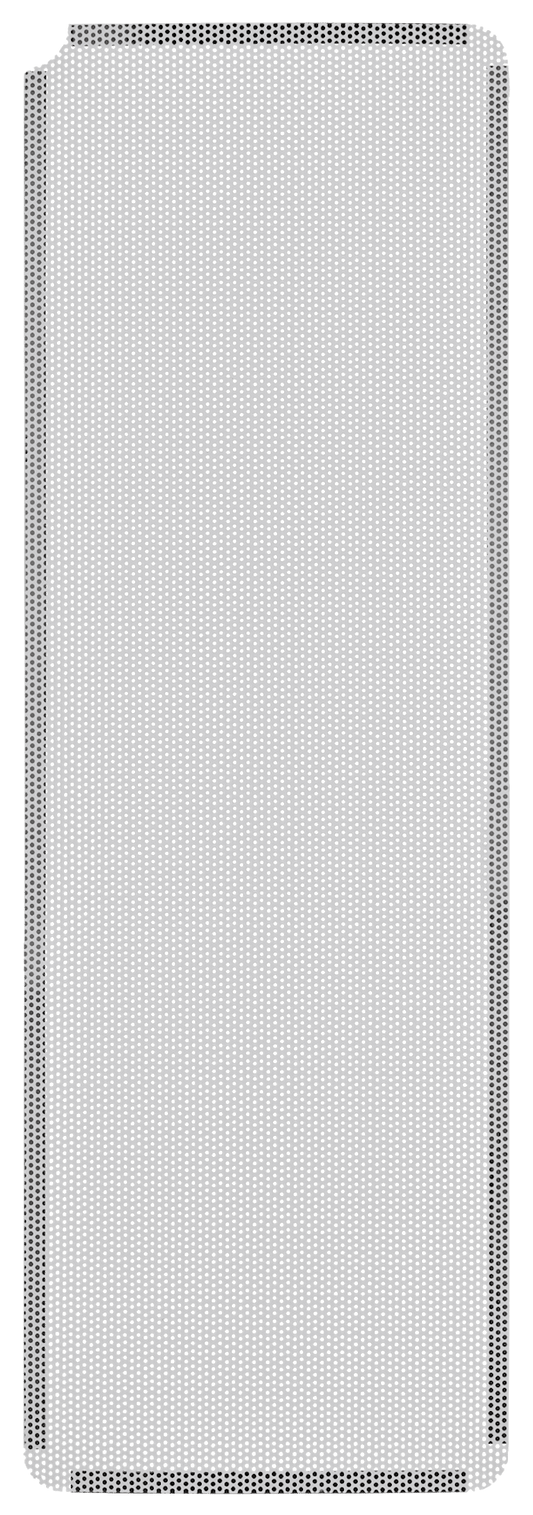 iCUE 5000X Side Magnetic Dust Filter, White