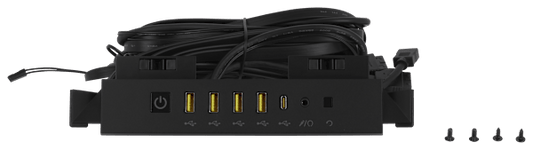 iCUE 7000X/7000D/7000D AIRFLOW I/O Panel, Black