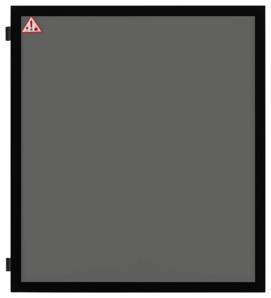 iCUE 7000X/7000D/7000D AIRFLOW Tempered Glass Panel, Black