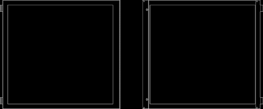 iCUE 5000T Left Tempered Glass Panel, Black