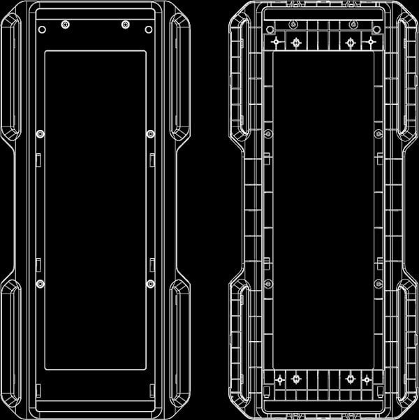 iCUE 5000T Front Bezel, White