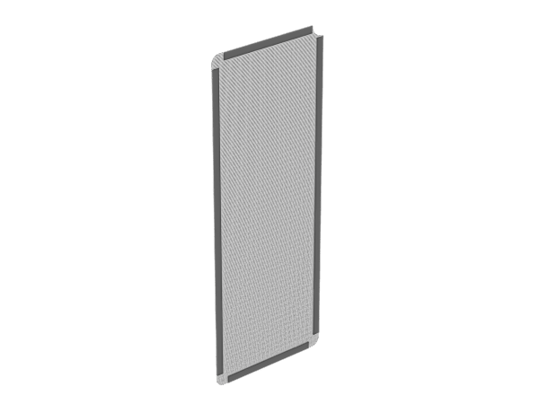 5000T (2025) Replacement Side Magnetic Dust Filter, Black