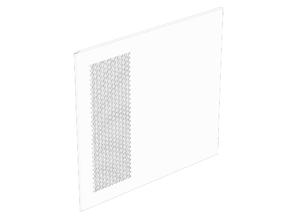 5000T (2025) Replacement Solid Side Panel, White