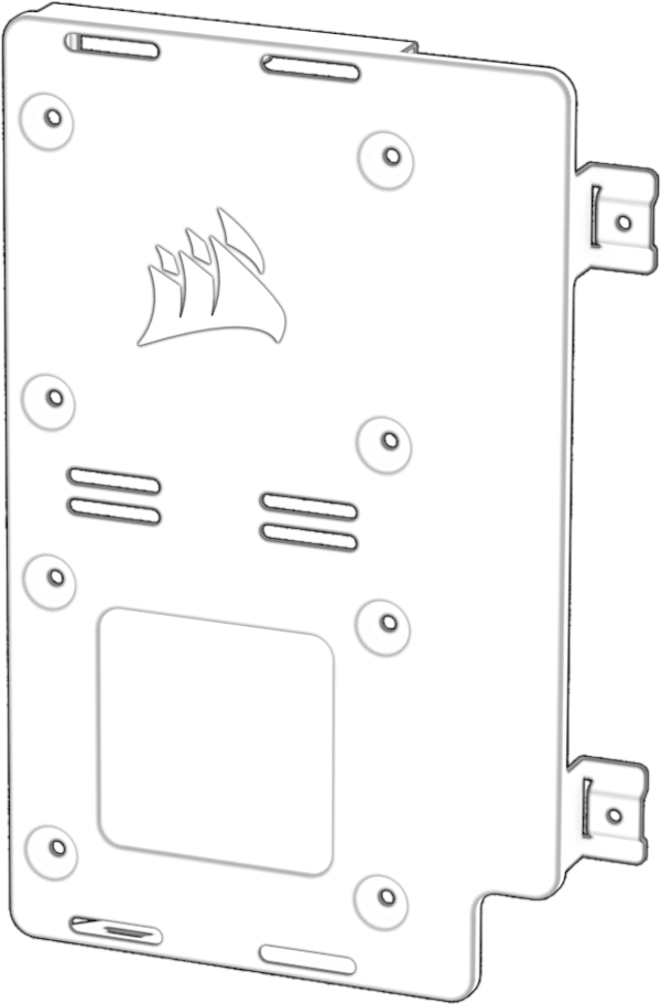3500X SSD/HDD/Controller Combo Tray (Updated), White