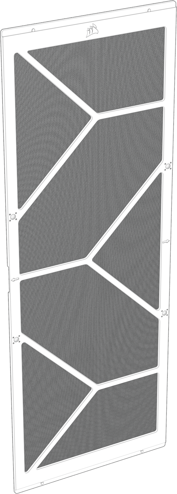 FRAME 5000D Replacement Side Filter, Black