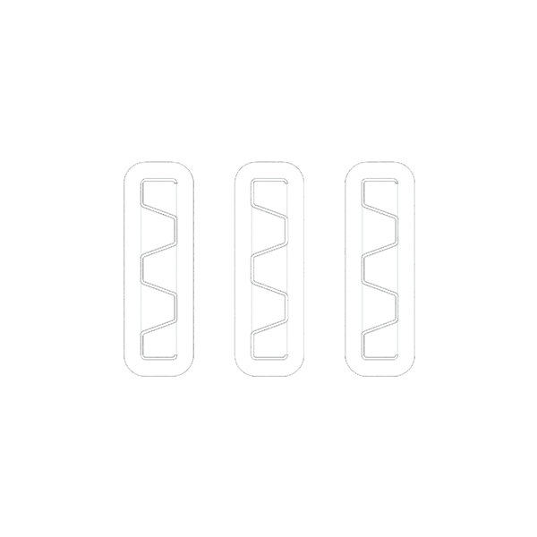 3500X Series Replacement Doubleshot Grommet Kit, Black