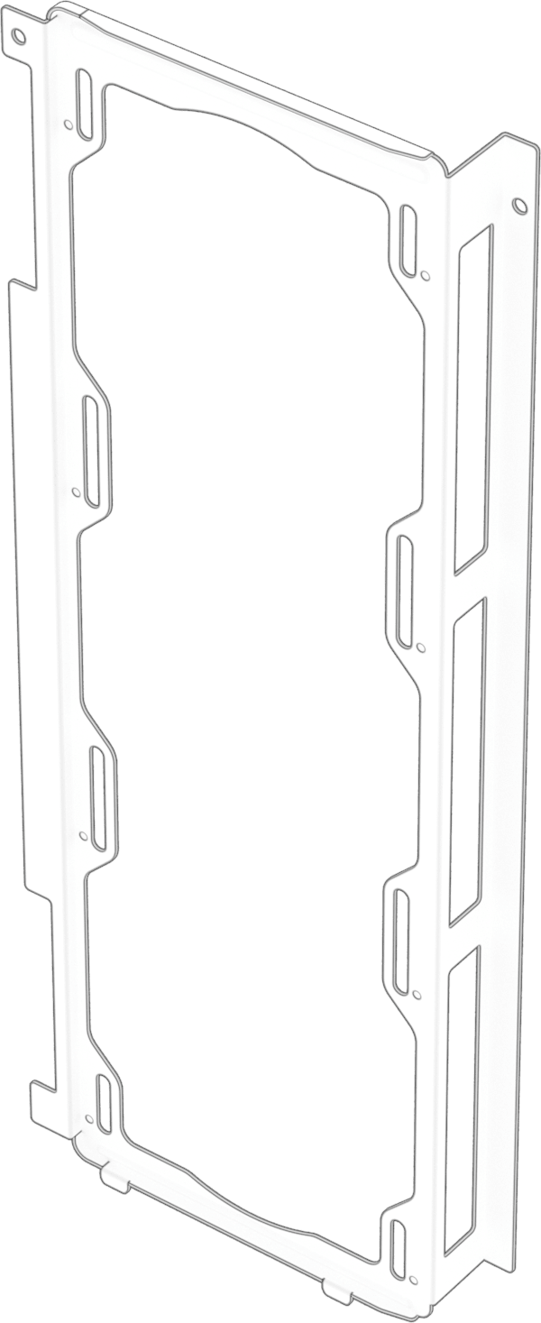 AIR 5400 Replacement Front Radiator Mount, White