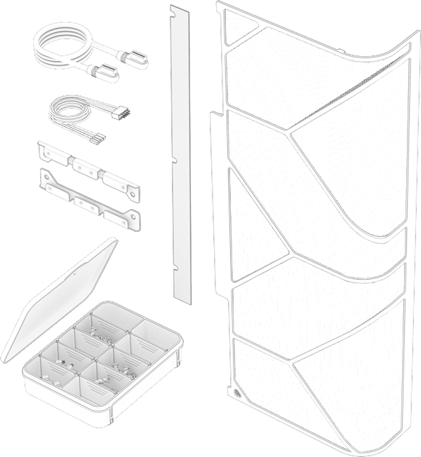 AIR 5400 Replacement Accessory Box, White