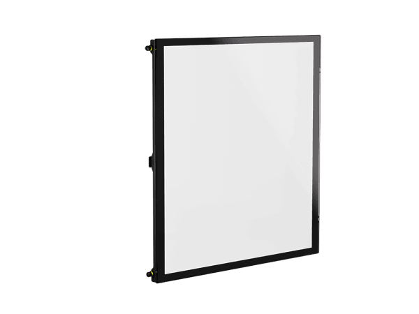 FRAME 4000 Full Tempered Glass Side Panel – Black