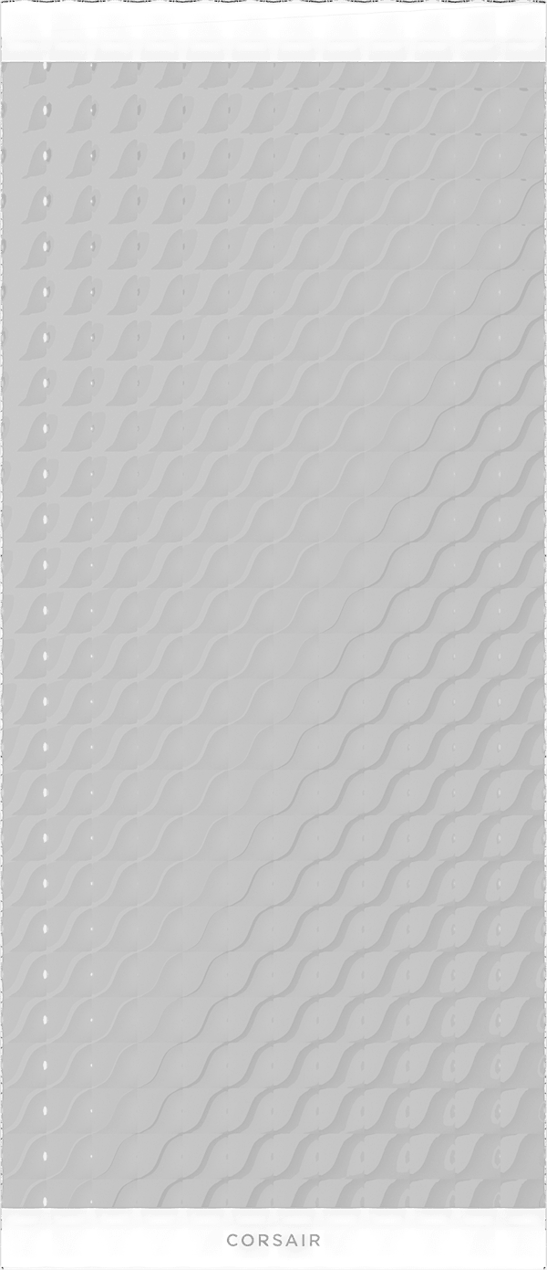 FRAME 4000 Pixel Glass Front Panel - White