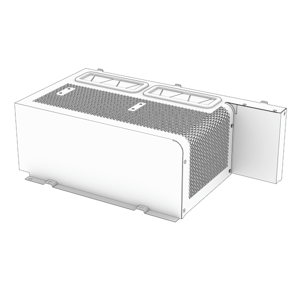 FRAME 5000D Compact PSU Shroud, White