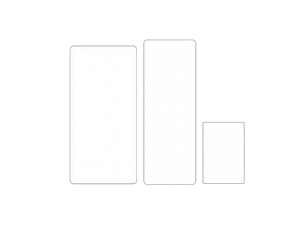 3200D Replacement Filter Set (Top/Front/PSU), Black