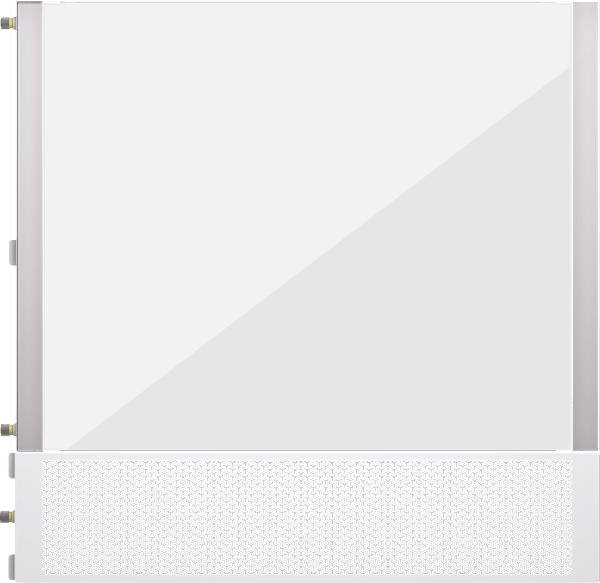 FRAME 4000 Glass + Mesh Side Panels – White