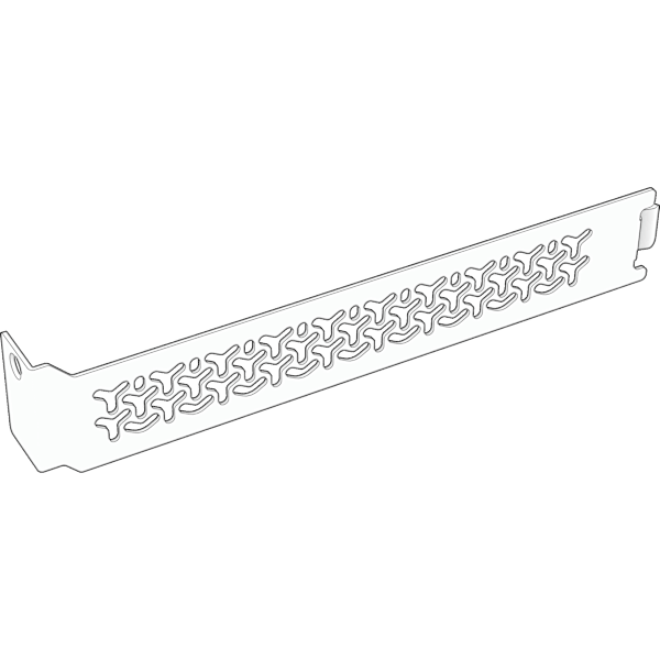 Y Perf Case Replacement PCI Covers, White