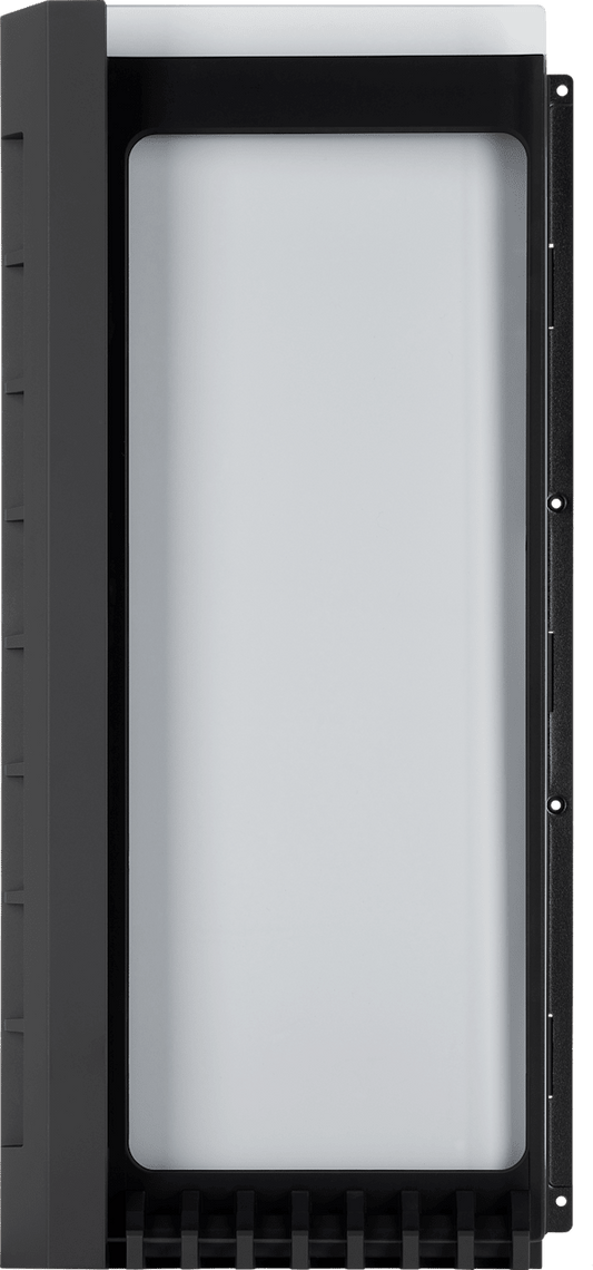 Crystal 680X RGB Front Panel with Tempered Glass, Black