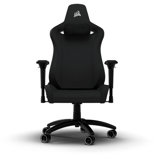 TC200 Gaming Chair – Soft Fabric – Black/Black