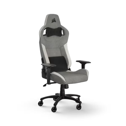 T3 RUSH Fabric Gaming Chair (2023) - Grey/White