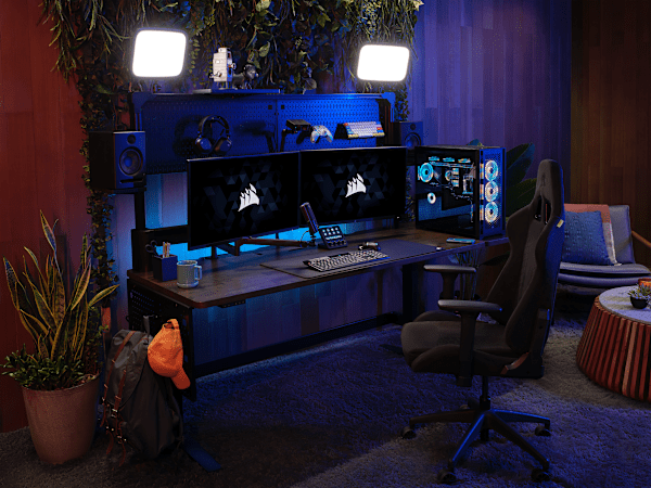 Platform:6 Creator Edition Desk - Wood, Dark Walnut Stain