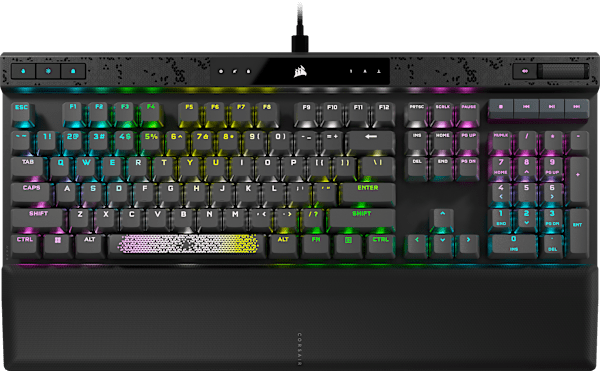K70 MAX RGB Magnetic-Mechanical Gaming Keyboard — Adjustable CORSAIR MGX Switches — Steel Grey (Refurbished)