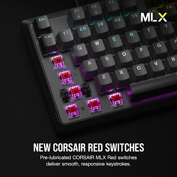 K70 CORE RGB Mechanical Gaming Keyboard — Steel Grey (Refurbished)
