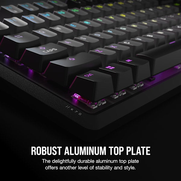 K70 CORE RGB Mechanical Gaming Keyboard — Steel Grey (Refurbished)