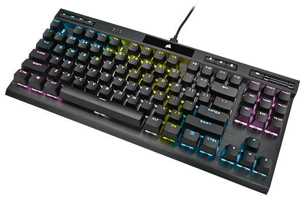 K70 RGB TKL CHAMPION SERIES Mechanical Gaming Keyboard — CHERRY MX Red (Refurbished)