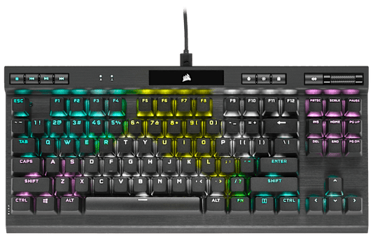 K70 RGB TKL CHAMPION SERIES Optical-Mechanical Gaming Keyboard with PBT DOUBLE SHOT PRO Keycaps (NA) (Refurbished)