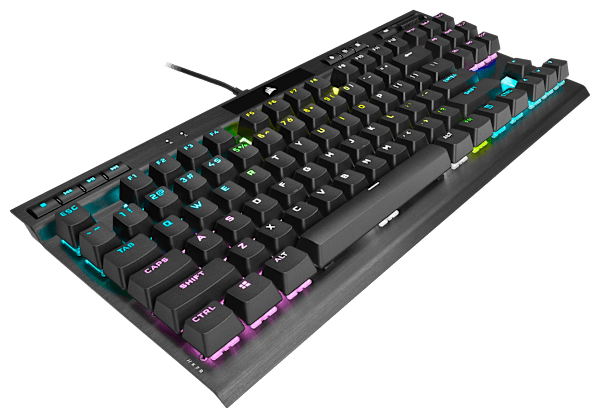 K70 RGB TKL CHAMPION SERIES Optical-Mechanical Gaming Keyboard with PBT DOUBLE SHOT PRO Keycaps (NA) (Refurbished)
