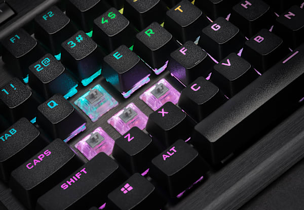 K70 RGB TKL CHAMPION SERIES Optical-Mechanical Gaming Keyboard with PBT DOUBLE SHOT PRO Keycaps (NA) (Refurbished)