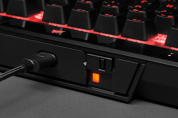 K70 RGB TKL CHAMPION SERIES Optical-Mechanical Gaming Keyboard with PBT DOUBLE SHOT PRO Keycaps (NA) (Refurbished)