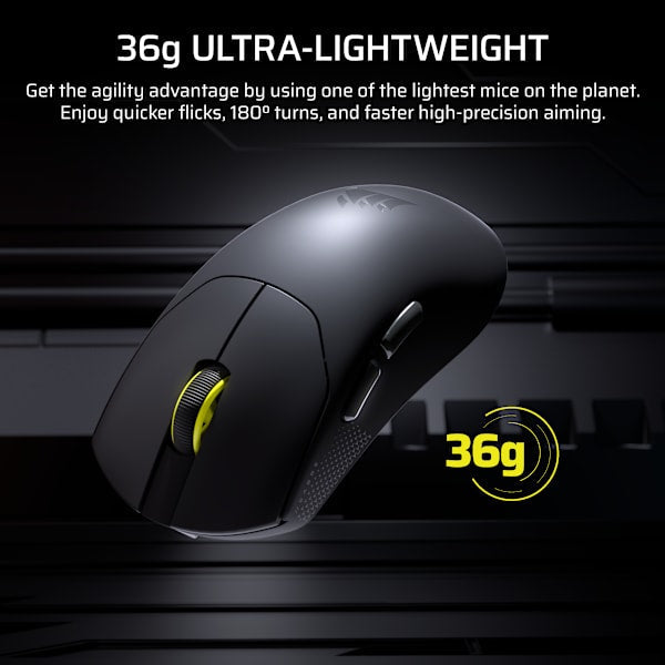 SABRE v2 PRO ULTRALIGHT WIRELESS Gaming Mouse - White (Revival Series)
