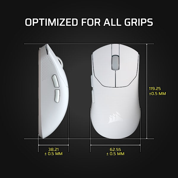 SABRE v2 PRO ULTRALIGHT WIRELESS Gaming Mouse - White (Revival Series)