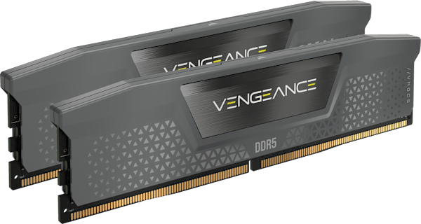 VENGEANCE® 64GB (2x32GB) DDR5 DRAM Up To 5600MT/s CL40 Memory Kit — GREY