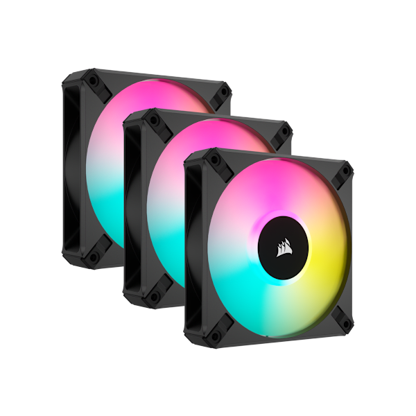 iCUE AF120 RGB ELITE 120mm PWM Triple Fan Kit (Revival Series)