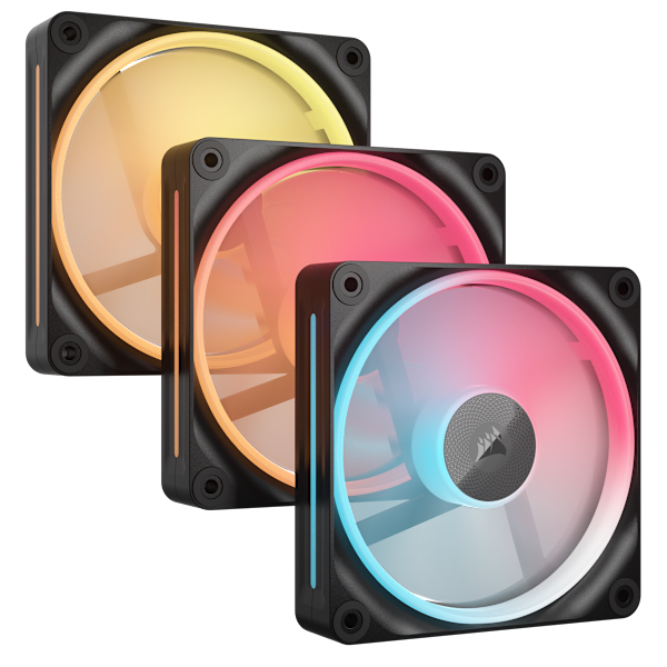 iCUE LINK LX120-R RGB 120mm PWM Reverse Fans Starter Kit (Revival Series)