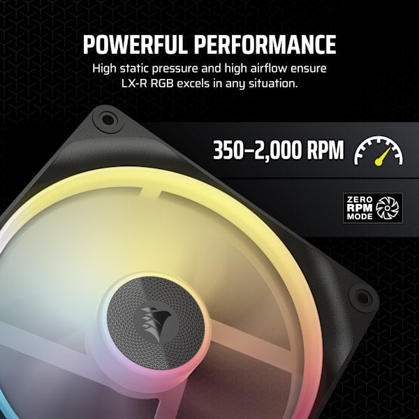 iCUE LINK LX140-R RGB 140mm PWM Reverse Fan Expansion (Revival Series)