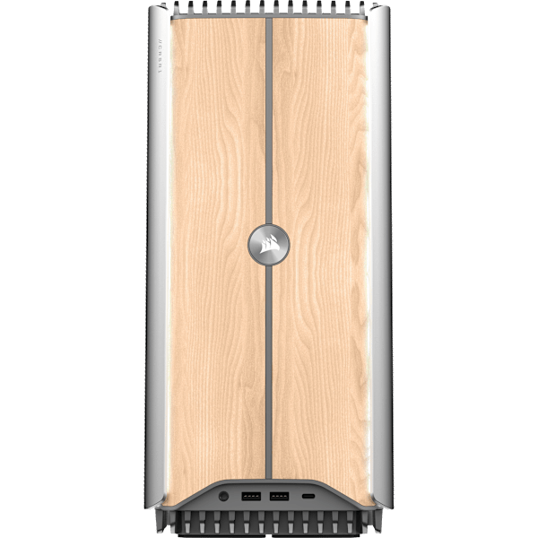 CORSAIR ONE i500 PC - Wood Bright: Liquid Cooled Intel Core i9-14900F, GeForce RTX 4070 Super, 1TB M.2 SSD, 32GB DDR5, Win11 Home