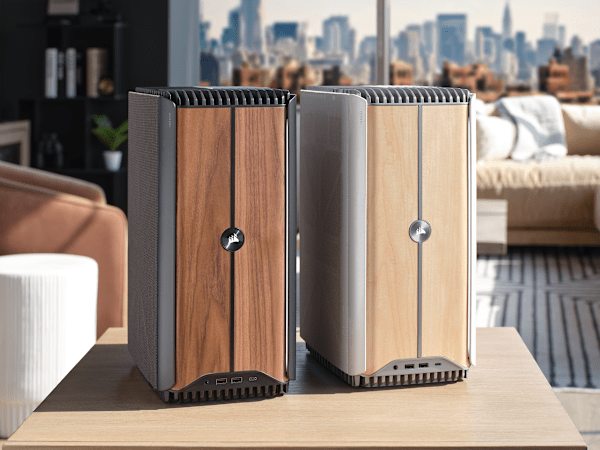 CORSAIR ONE i500 PC - Wood Bright: Liquid Cooled Intel Core i9-14900F, GeForce RTX 4070 Super, 1TB M.2 SSD, 32GB DDR5, Win11 Home