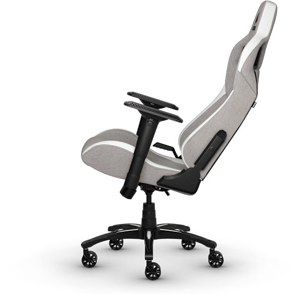 T3 RUSH Gaming Chair — Gray/White