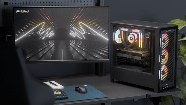 VENGEANCE a7500 AIR Gaming PC: AMD Ryzen 7 9800X3D, GeForce RTX 5080, 32GB DDR5, 2TB M.2 SSD, Win11 Home