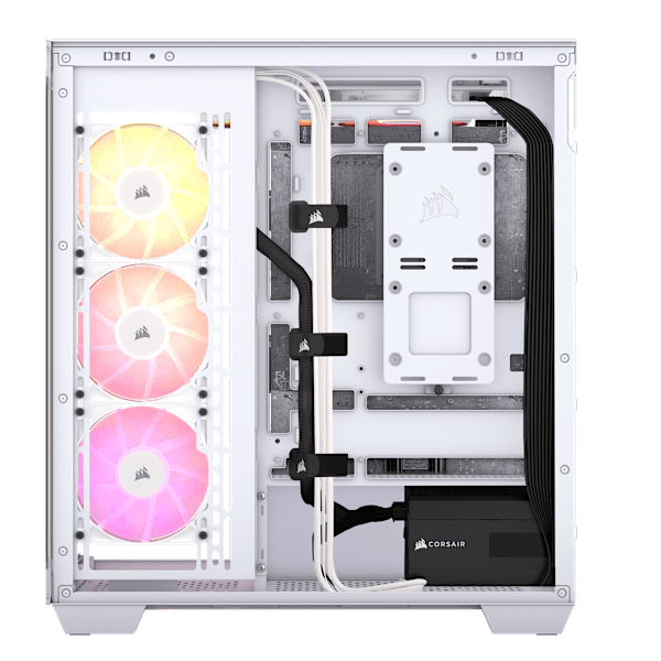 VENGEANCE a7500 Gaming PC - White: AMD Ryzen 5 9600X, GeForce RTX 5060, 16GB DDR5, 1TB M.2 SSD, Win11 Home