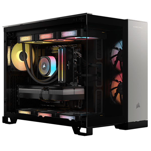 VENGEANCE i5200 Gaming PC - Black/Satin Gray: Intel Core Ultra 9 285K, GeForce RTX 5080, 32GB DDR5, 2TB M.2 SSD, Win11 Home (Refurbished)